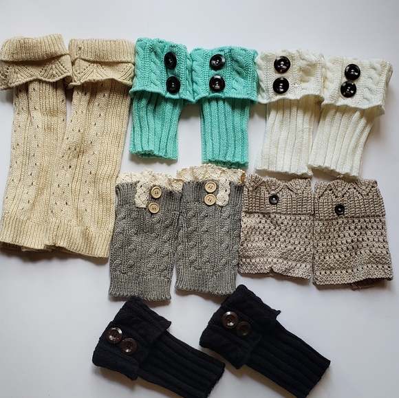 None Accessories - Lot of 6 boot cuffs